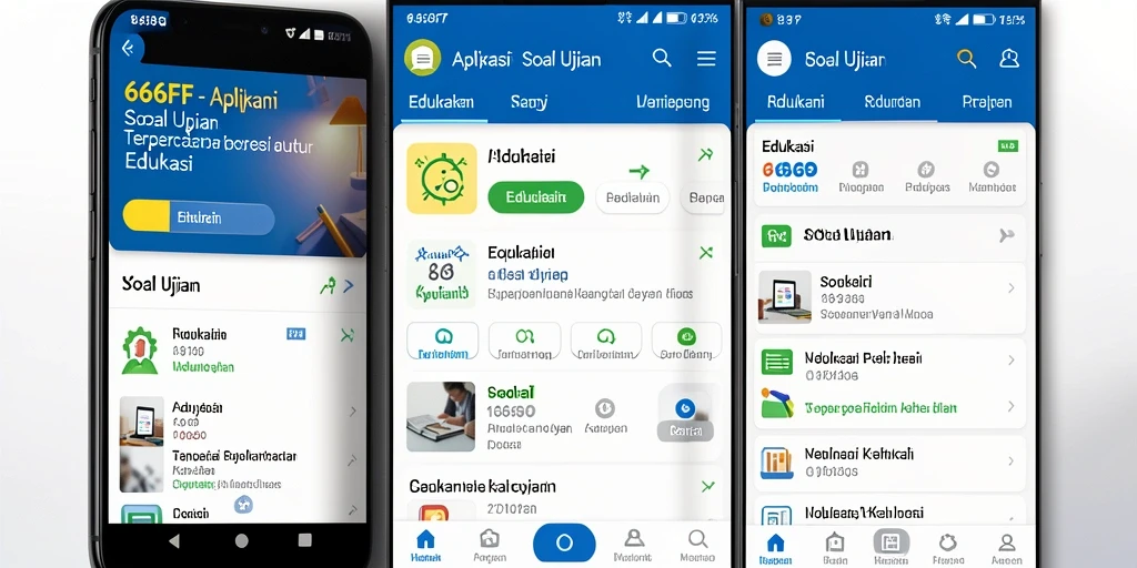 Tampilan antarmuka aplikasi 666FF yang sederhana dan informatif.