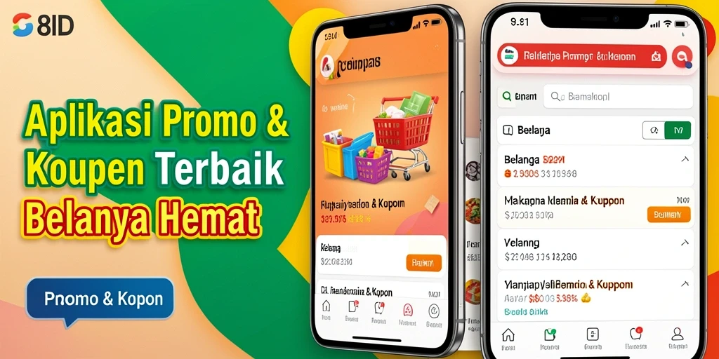 Tampilan antarmuka 8ID untuk promo dan kupon.