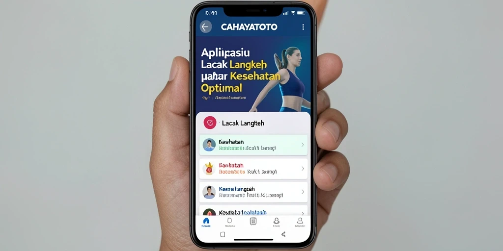 Tampilan antarmuka CAHAYATOTO yang sederhana dan intuitif.