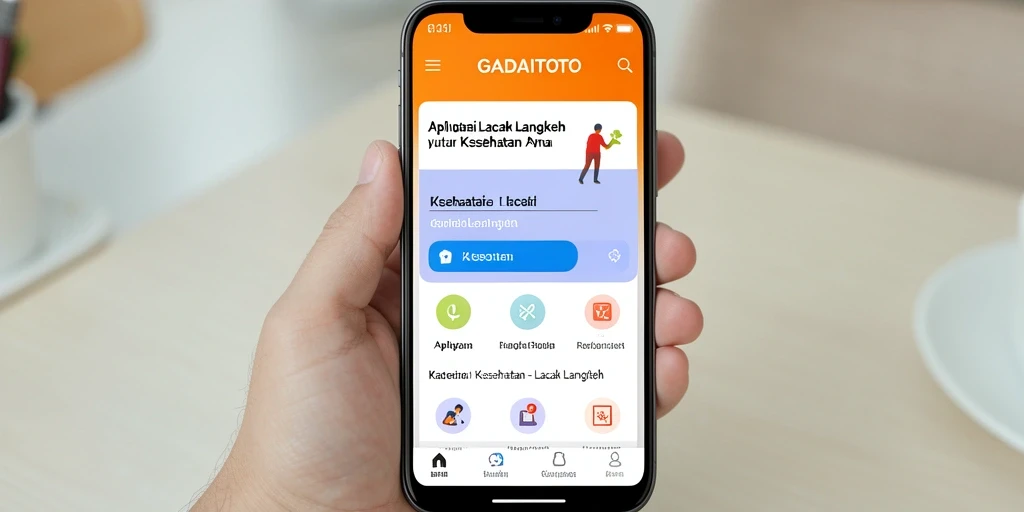Antarmuka pengguna GADAITOTO yang menarik dan fungsional.