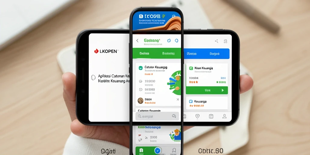 Antarmuka LKOPEN yang sederhana dan mudah diakses.