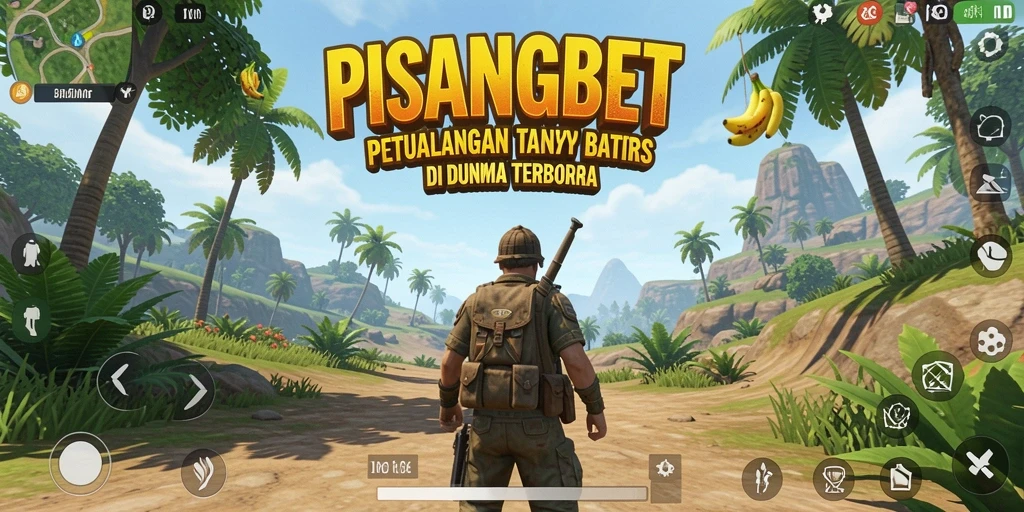 Tampilan antarmuka PISANGBET yang menawan dalam dunia terbuka.