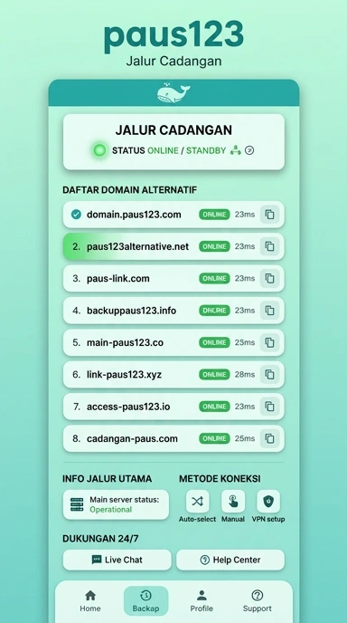 Link Alternatif Paus123 untuk Pengguna Android