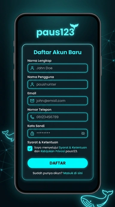 Bergabunglah dengan paus123: Panduan Registrasi